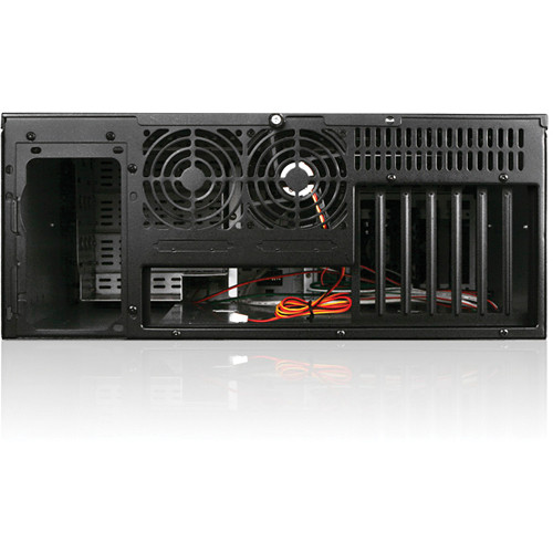 iStarUSA D Storm Series D-400SEA 4U Compact Stylish Rack Mountable Chassis with Blue Bezel