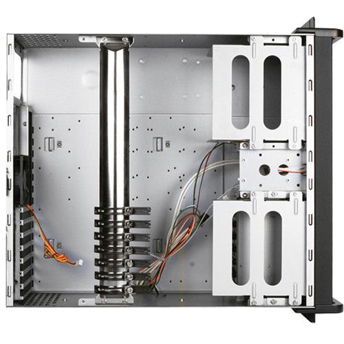iStarUSA D Storm Series D-400SEA 4U Compact Stylish Rack Mountable Chassis with Blue Bezel