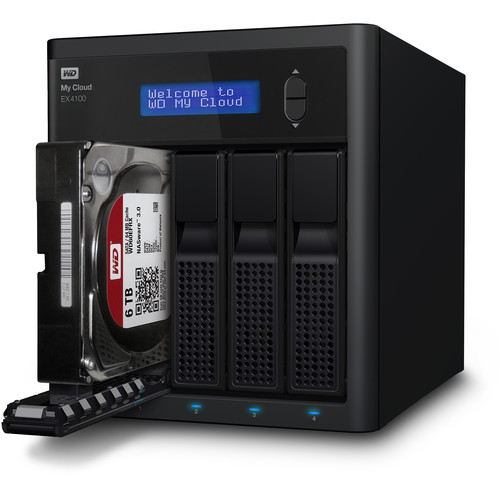 WD My Cloud Expert Series 16TB EX4100 4-Bay NAS Server (4 x 4TB)