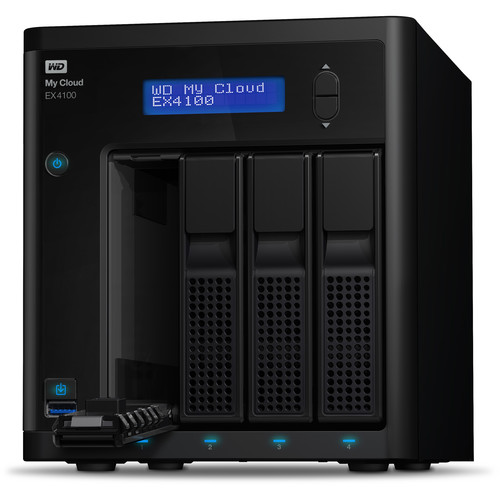 WD My Cloud Expert Series 16TB EX4100 4-Bay NAS Server (4 x 4TB)