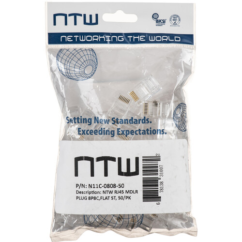 NTW UTP CAT5E Connector (Pack of 50)