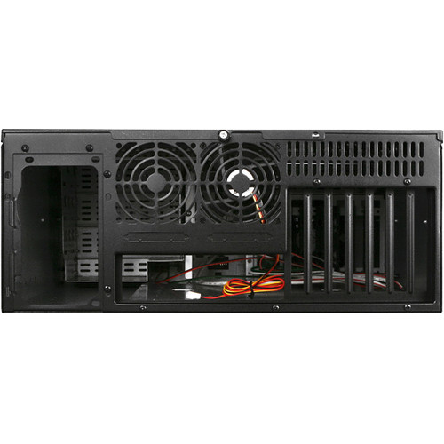 iStarUSA D Storm Series D-400-6SE 4U Compact Stylish Rackmountable Chassis (Black Bezel)