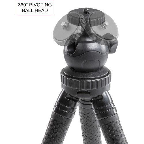 SHAPE Tablet Aluminum Mount and Tripod Flexible Grip with Ball Head
