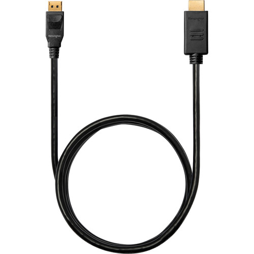 Kensington DisplayPort 1.2 Male to HDMI Male Cable (6')