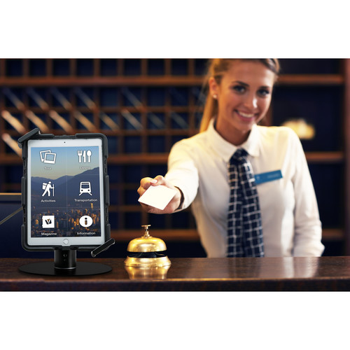 CTA Digital Universal Security Grip Kiosk Stand for Tablets