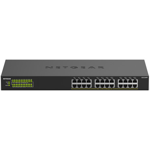 Netgear GS324PP 24-Port Gigabit PoE-Compliant Unmanaged Switch