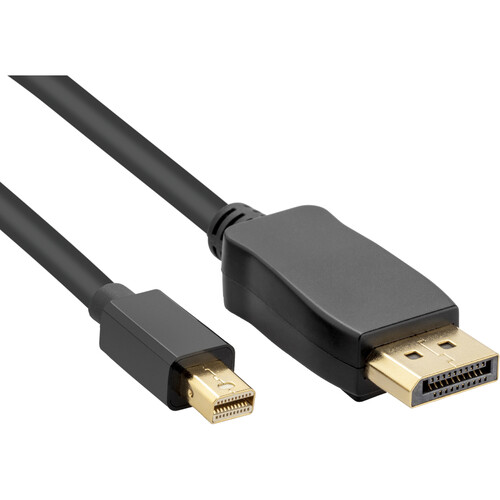 Pearstone Mini DisplayPort to DisplayPort 1.2a Cable (10')