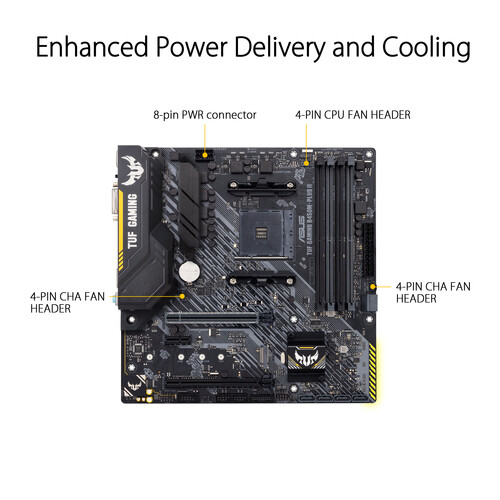 ASUS TUF Gaming B450M-Plus II AM4 Micro-ATX Gaming Motherboard