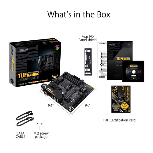 ASUS TUF Gaming B450M-Plus II AM4 Micro-ATX Gaming Motherboard