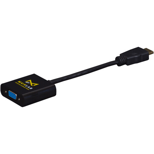 MuxLab HDMI 1.3 Male to VGA Female Adapter