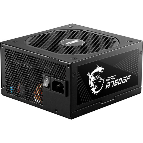 MSI MPG A750GF 80 Plus Gold Modular Power Supply