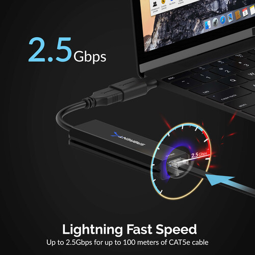Sabrent USB Type-A to 2.5 Gigabit Ethernet Adapter