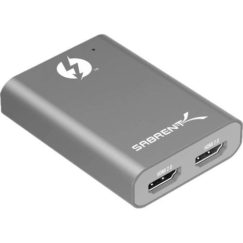 Sabrent Thunderbolt 3 to Dual HDMI 2.0 Display Adapter