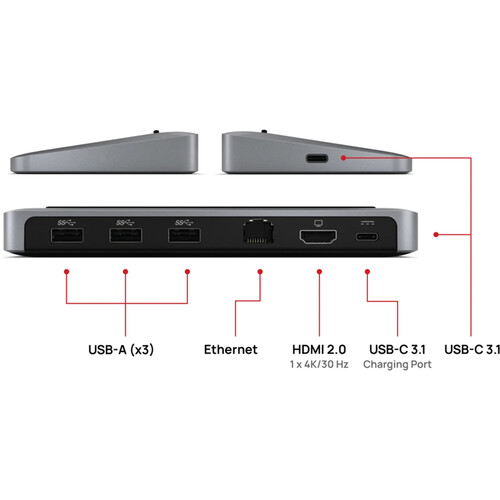 Brydge Stone II 7-Port USB Type-C Dock