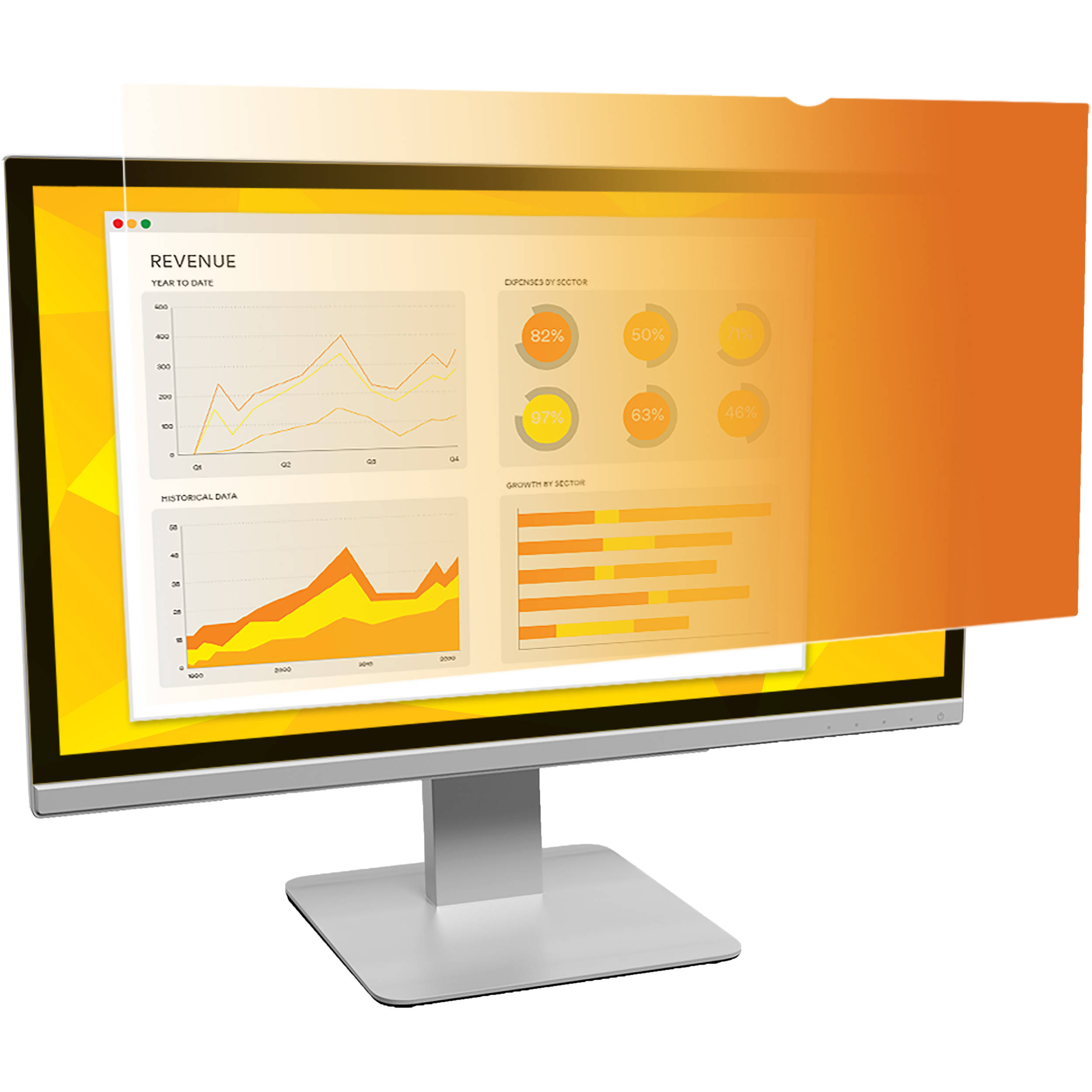 3M Gold Privacy Filter for 23" Widescreen Monitor