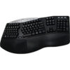 Adesso PCK-208B Tru-Form Media Contoured Ergonomic Keyboard with Hot Keys