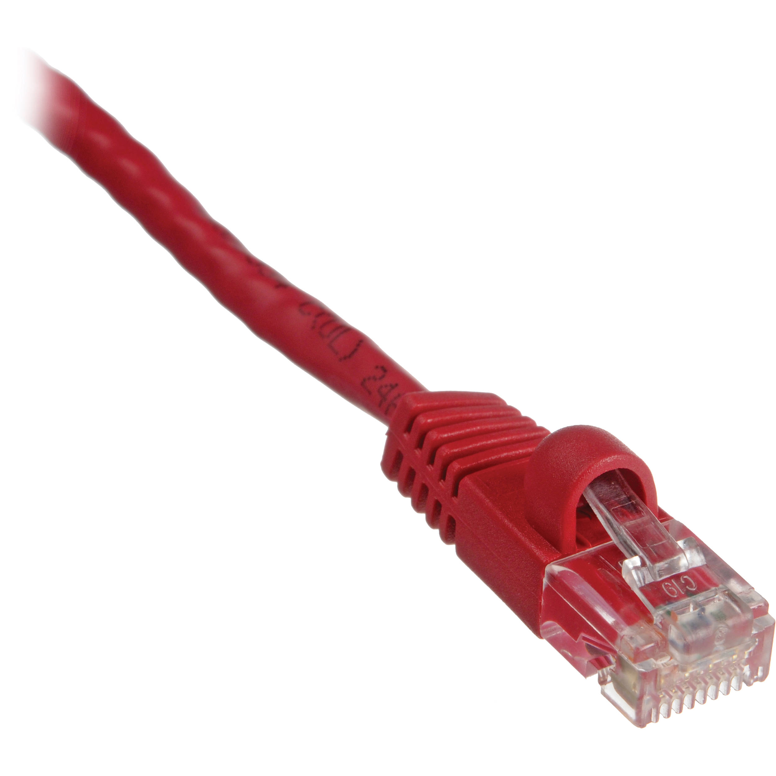 Comprehensive Cat5e 350 MHz Snagless Patch Cable (25', Red)