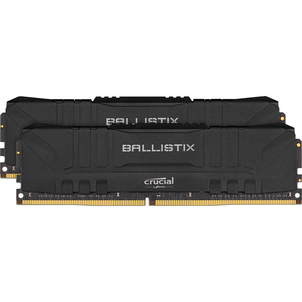 Crucial 32GB Ballistix DDR4 2666 MHz UDIMM Gaming Desktop Memory Kit (2 x 16GB, Black)