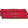 Crucial 32GB Ballistix DDR4 2666 MHz UDIMM Gaming Desktop Memory Kit (2 x 16GB, Red)