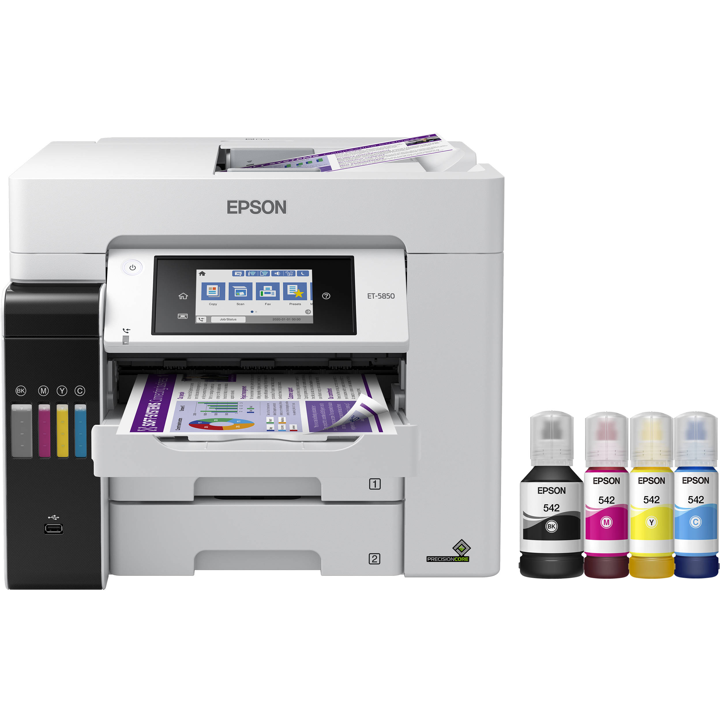 Epson EcoTank Pro ET-5850 All-in-One Cartridge-Free Supertank Printer