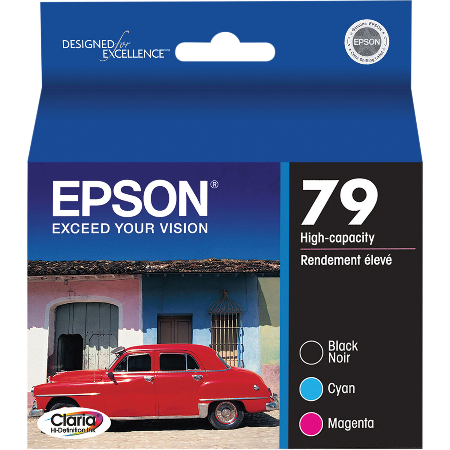 Epson 79 High-Capacity Multipack (Black, Cyan, Magenta)