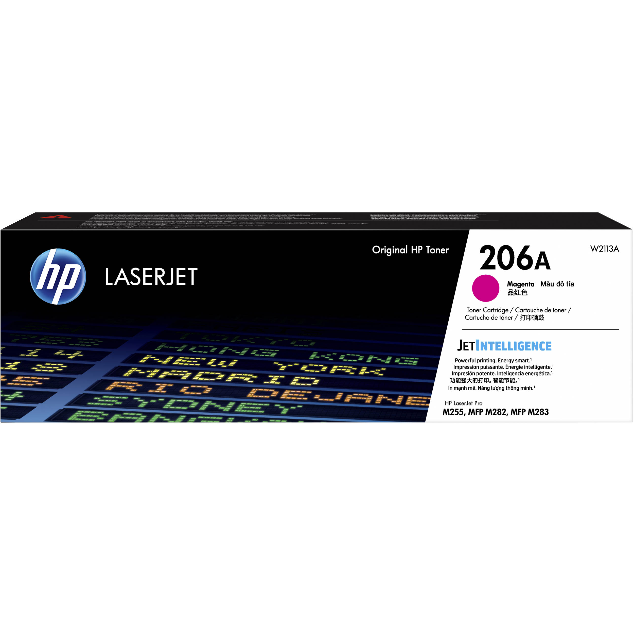 HP 206A Standard-Capacity Magenta LaserJet Toner Cartridge