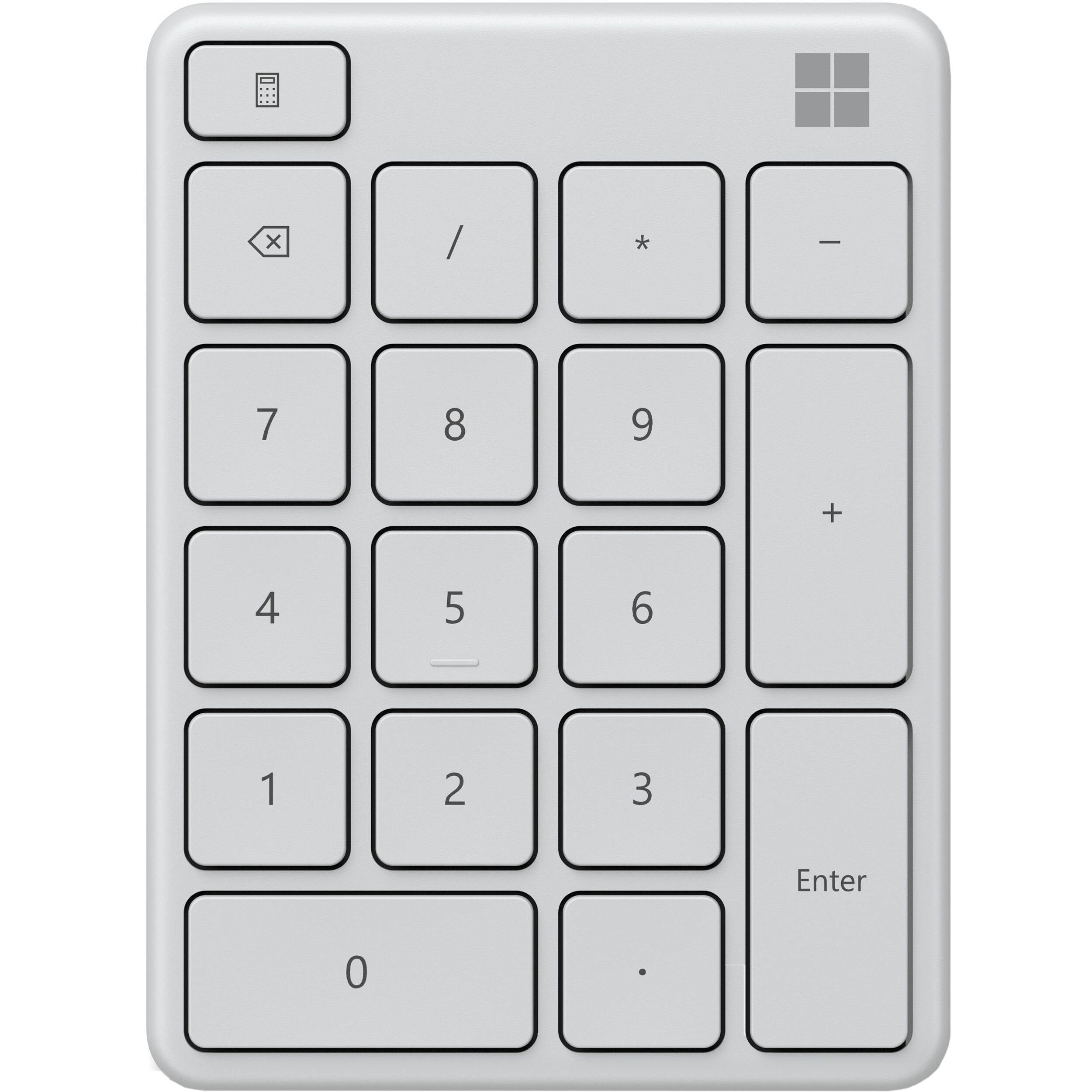 Microsoft Wireless Bluetooth Number Pad (Glacier)