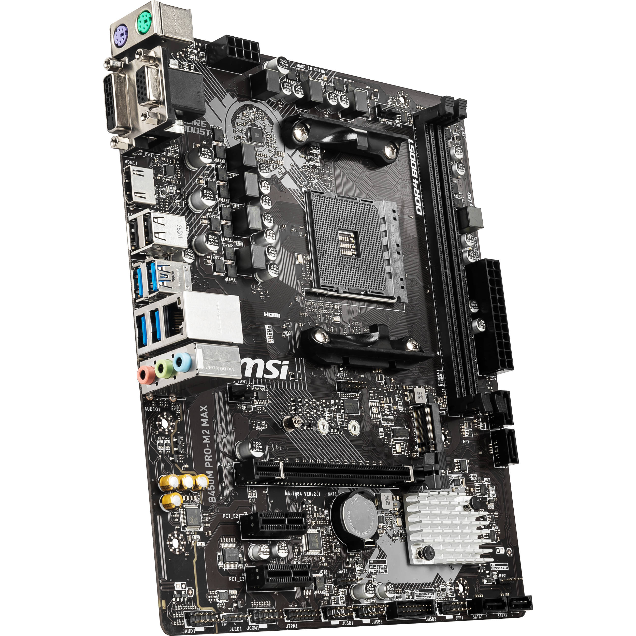 MSI B450M PRO-M2 MAX AM4 Micro-ATX Motherboard