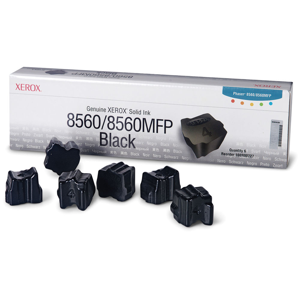 Xerox Black Solid Ink for Phaser 8560 & 8560MFP (6 Sticks)